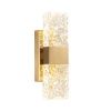 Настенный светильник 88068W gold/clear