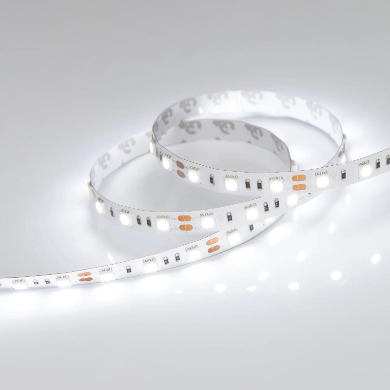 Светодиодная лента RT 2-5000 12V White6000 2x (5060, 300 LED, LUX) (Arlight, 14.4 Вт/м, IP20) 012339(B)