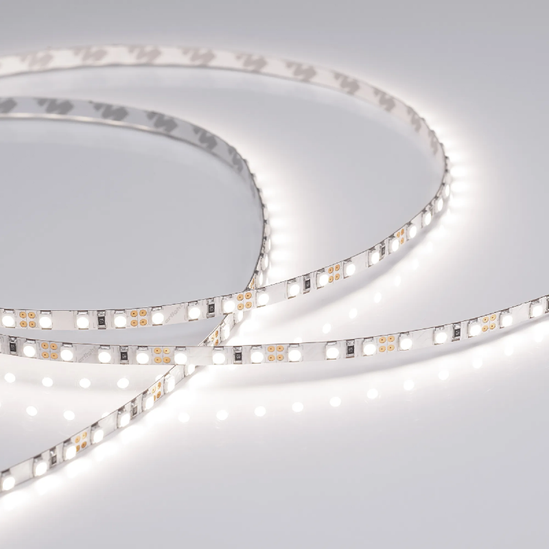 Светодиодная лента RT-A120-5mm 12V Day4000 (9.6 W/m, IP20, 2835, 5m) (Arlight, узкая) 014994(2)