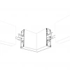 Угол S2-WALL-X2-H128-L90N внутренний (Arlight, Металл) 021288
