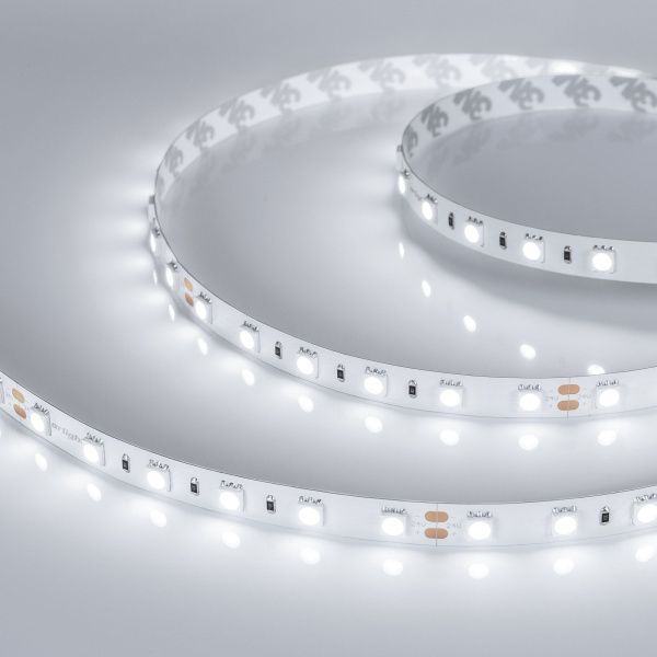 Светодиодная лента RT-B60-10mm 24V White6000 (14.4 W/m, IP20, 5060, 5m) (Arlight, 14.4 Вт/м, IP20) 008829(2)