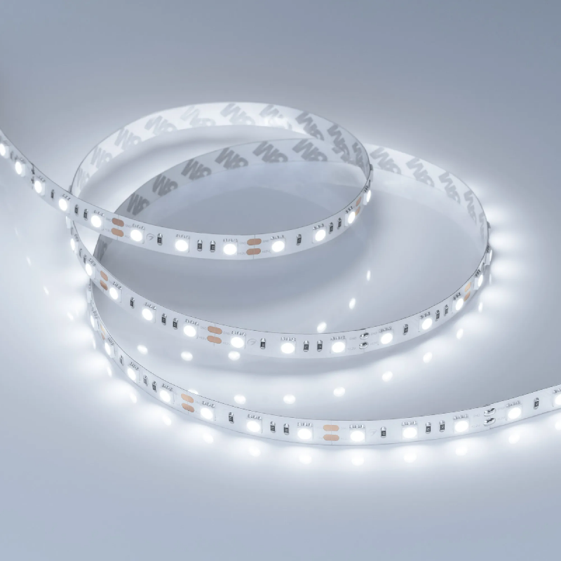 Светодиодная лента RT-B60-10mm 12V Cool 8K (14.4 W/m, IP20, 5060, 5m) (Arlight, 14.4 Вт/м, IP20) 013341(2)