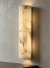 Настенный светильник DL-6485W 45cm Brass / White Alabaster