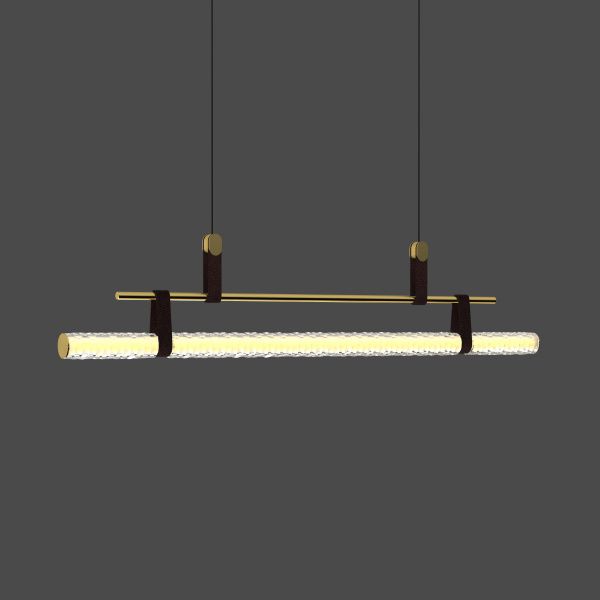 Подвесной светильник Delight Collection 8501P/L brass/clear