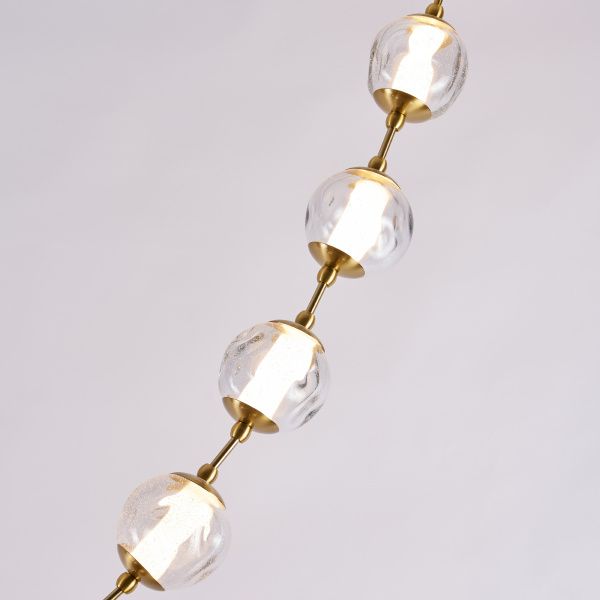 Подвесной светильник OD2437A-16 brass/clear