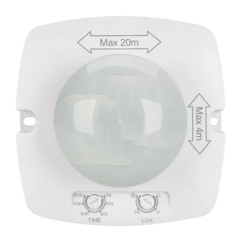 Датчик NAVE-PIR-UP-S102x102-500W-WH (230V, 2.17A, MULTI) (Arlight, IP20 Пластик, 5 лет) 027872(1)