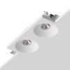 Встраиваемый гипсовый светильник под сменную лампу LUMI SQ2 111x235 D85