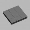 Выключатель трехклавишный ZigBee Black