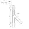 Тройник PLS-LOCK-H25-T135L левый (с экраном MAT-L) (Arlight, Металл) 026241