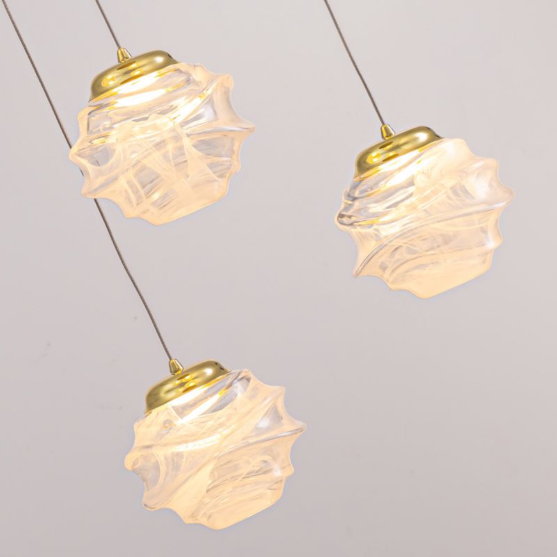 Подвесной светильник MD25030003-5A gold/clear