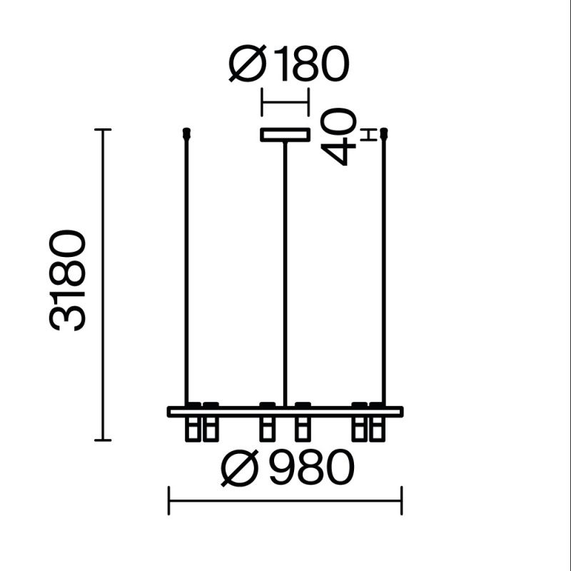 Подвесной светильник Maytoni MOD102PL-L42BK