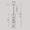 Подвесной светильник Maytoni MOD307PL-L36BS3K