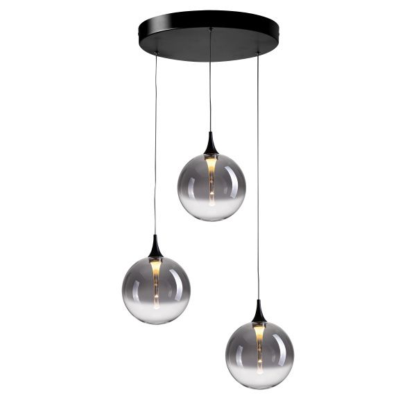 Подвесной светильник MD23001045H-3A black/smoky