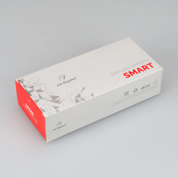 Декодер SMART-K56-DMX (230V, 3x1.5A, XLR3, 2.4G) (Arlight, IP20 Металл, 5 лет) 028450