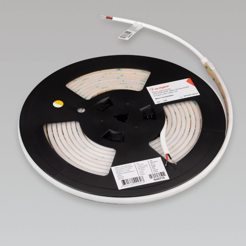 Светодиодная лента герметичная RTW-PSW-A120-10mm 24V Warm3000 (9.6 W/m, IP67, 2835, 5m) (Arlight, 5 лет) 040710