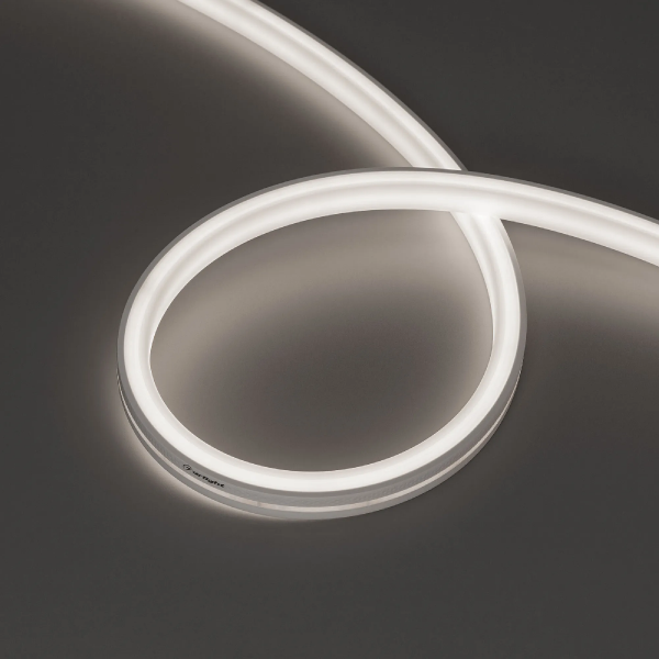 Светодиодная лента герметичная MOONLIGHT-TOP-U-A156-13x12mm 24V Day5000 (11 W/m, IP67, 5m, wire x2) (Arlight, Вывод боковой, 3 года) 042777