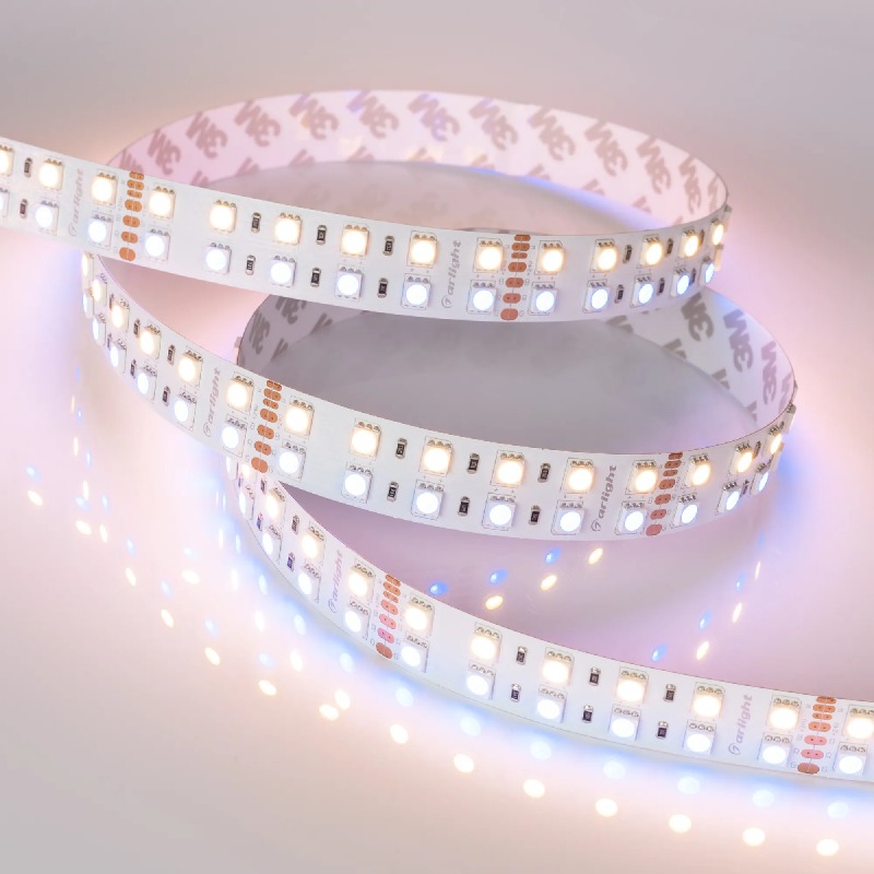 Светодиодная лента RT-B144-19mm 24V RGBW-Warm (32 W/m, IP20, 5060, 5m) (Arlight, Открытый) 012327(2)