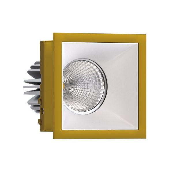 Встраиваемый светодиодный светильник Ledron RISE KIT 1 LED 4000K Gold-White