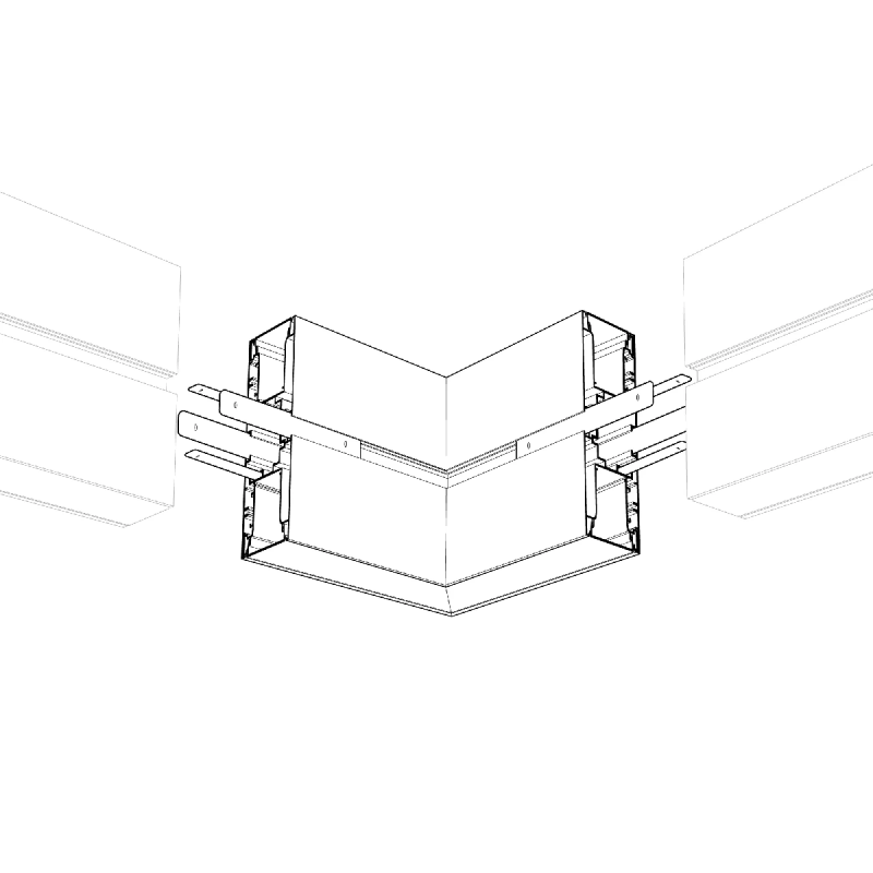 Угол S2-WALL-X2-H128-L90W внешний (Arlight, Металл) 021287