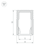Профиль SL-MINI-8-H12-2000 BLACK (Arlight, Алюминий) 037106