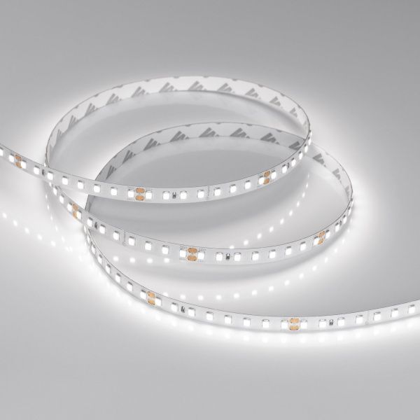 Светодиодная лента RT-A128-8mm 24V White6000 (10 W/m, IP20, 5m) (Arlight, высок.эфф.150 лм/Вт) 038755(1)