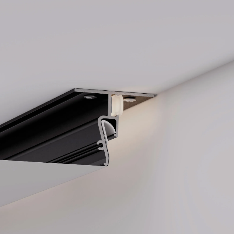 Профиль STRETCH-SHADOW-CEIL-2000 BLACK (A2-CONTOUR-PRO) (Arlight, Алюминий) 040703