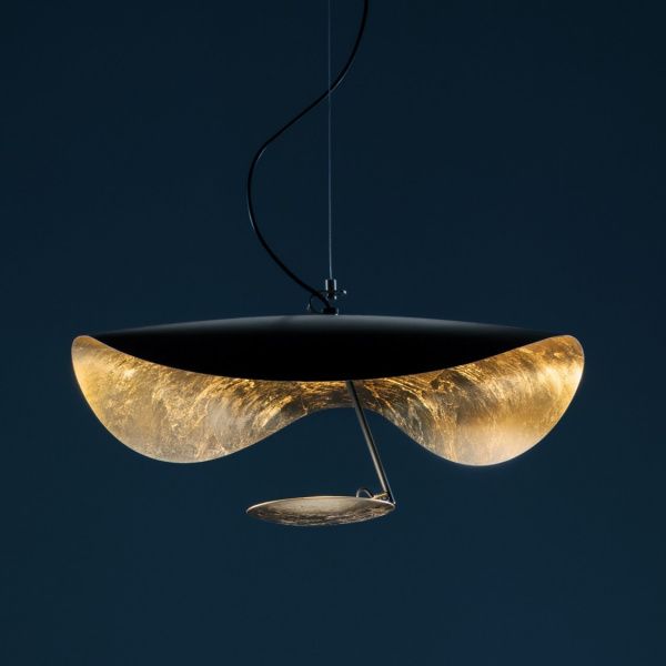 Подвесной светильник Catellani & Smith Lederam Manta black/gold