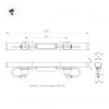 Линейный прожектор AR-LINE-1000-36W Day4000 (GR, 15x60 deg, 230V) (Arlight, IP65 Металл, 3 года) 045472