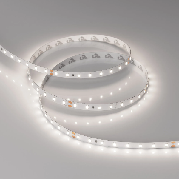 Светодиодная лента RT-A80-8mm 24V Day5000 (6 W/m, IP20, 2835, 5m) (Arlight, высок.эфф.150 лм/Вт) 024511(2)